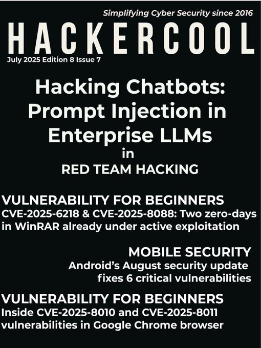 Title details for Hackercool Magazine by Hackercool Cybersecurity OPC Pvt Ltd - Available